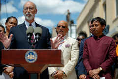 August 12, 2022: Senator Kearney and colleagues join Governor Tom Wolf and  housing advocates and stakeholders in Philadelphia to celebrate the critical $375 million investment in the 2022-23 budget addressing the affordable housing crisis.