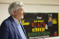 February 24, 2024: Sen. Kearney, along with Rep. Gina Curry hosted their 3rd Annual Black and Diverse Business Forum at Delaware County Community College in Marple Township.