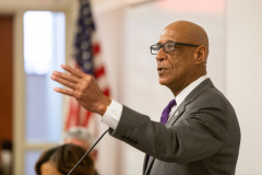 February 26, 2022: Sen. Kearney hosted a Black and Diverse Business Forum at Delaware County Community College.
