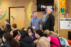 March 1, 2019: Senator Kearney celebrates National School Breakfast Week at Tinicum School  by participating in a synchronized state-wide event – Hear the Pennsylvania Crunch!