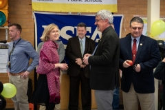 March 1, 2019: Senator Kearney celebrates National School Breakfast Week at Tinicum School  by participating in a synchronized state-wide event – Hear the Pennsylvania Crunch!