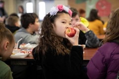 March 1, 2019: Senator Kearney celebrates National School Breakfast Week at Tinicum School  by participating in a synchronized state-wide event – Hear the Pennsylvania Crunch!