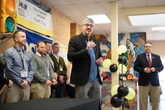 March 1, 2019: Senator Kearney celebrates National School Breakfast Week at Tinicum School  by participating in a synchronized state-wide event – Hear the Pennsylvania Crunch!