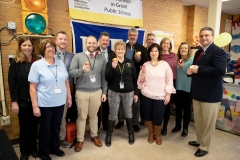 March 1, 2019: Senator Kearney celebrates National School Breakfast Week at Tinicum School  by participating in a synchronized state-wide event – Hear the Pennsylvania Crunch!