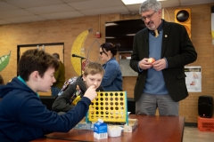 March 1, 2019: Senator Kearney celebrates National School Breakfast Week at Tinicum School  by participating in a synchronized state-wide event – Hear the Pennsylvania Crunch!