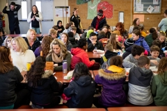 March 1, 2019: Senator Kearney celebrates National School Breakfast Week at Tinicum School  by participating in a synchronized state-wide event – Hear the Pennsylvania Crunch!
