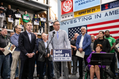 October 10, 2023: Senator Kearney and Senate Democrats Promote Quality and Opportunity with Build Better PA.