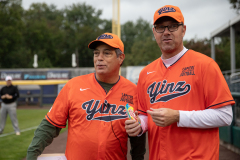 September 26, 2023: Senator Tim Kearney participates in the 2023 Capitol All-Stars charitable, legislative softball game to fight hunger in Pennsylvania.