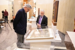 March 11, 2019: Senator Kearney being shown original Pennsylvania Charter during tour of Department of State.
