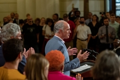 August 7, 2019: Senator Tim Kearney joins Gov. Wolf and U.S. Senator Bob Casey for a bipartisan event in remembrance of the victims of all gun violence and as a call-for-action after a weekend of mass shootings and a continued deaf-ear response from federal and state lawmakers to take up stricter gun laws.