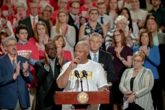 August 7, 2019: Senator Tim Kearney joins Gov. Wolf and U.S. Senator Bob Casey for a bipartisan event in remembrance of the victims of all gun violence and as a call-for-action after a weekend of mass shootings and a continued deaf-ear response from federal and state lawmakers to take up stricter gun laws.