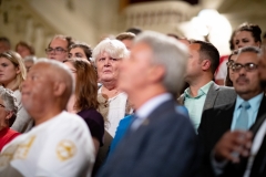 August 7, 2019: Senator Tim Kearney joins Gov. Wolf and U.S. Senator Bob Casey for a bipartisan event in remembrance of the victims of all gun violence and as a call-for-action after a weekend of mass shootings and a continued deaf-ear response from federal and state lawmakers to take up stricter gun laws.