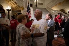 August 7, 2019: Senator Tim Kearney joins Gov. Wolf and U.S. Senator Bob Casey for a bipartisan event in remembrance of the victims of all gun violence and as a call-for-action after a weekend of mass shootings and a continued deaf-ear response from federal and state lawmakers to take up stricter gun laws.