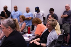 August 20, 2019: More than 200 people crowded into Sen. Kearney’s held a town hall tonight in Morton, Delaware County to discuss ways to address gun violence.