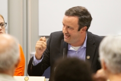 August 20, 2019: More than 200 people crowded into Sen. Kearney’s held a town hall tonight in Morton, Delaware County to discuss ways to address gun violence.