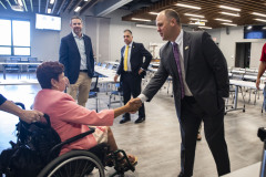 September 21, 2023: Sens. Tartaglione, Kane and Kearney visited the IBEW Local 126 Training and Safety Center in Worcester Township, Montgomery County today for a tour of the facility and a discussion of the future of broadband and employment training in Pennsylvania.