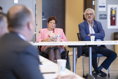 September 21, 2023: Sens. Tartaglione, Kane and Kearney visited the IBEW Local 126 Training and Safety Center in Worcester Township, Montgomery County today for a tour of the facility and a discussion of the future of broadband and employment training in Pennsylvania.