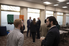 March 18, 2024: Senators Kearney and Kane celebrate with the Irish American Caucus at Capitol Building.