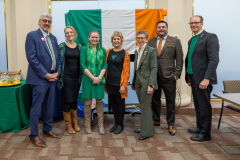 March 18, 2024: Senators Kearney and Kane celebrate with the Irish American Caucus at Capitol Building.