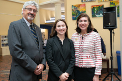 May 25, 2022: Sen. Kearney received the Legislative Champion Award from the State YMCA of Pennsylvania and the Pennsylvania State Alliance of YMCAs.  The award was presented by Mike Ranck, Executive Director of the YMCA of Eastern Delaware County.  Sen. Kearney also posed with co-recipient Sen. Kristin Phillips-Hill of York County and program MC Laura Phillippy, Blue Lieutenant Governor for PA in the YMCA Youth in Government Program.