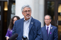August 31, 2021: State Senators John Kane and Tim Kearney hosted an Overdose Awareness Day Vigil to honor lives lost to overdoses.