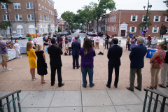 August 31, 2021: State Senators John Kane and Tim Kearney hosted an Overdose Awareness Day Vigil to honor lives lost to overdoses.