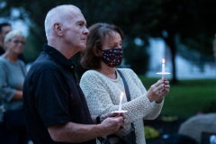 August 31, 2021: State Senators John Kane and Tim Kearney hosted an Overdose Awareness Day Vigil to honor lives lost to overdoses.