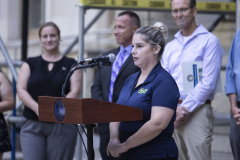 August 29, 2024: Sens. Kane and Kearney were joined by Sen. Amanda Cappelletti and U.S. Rep. Mary Gay Scanlon for their annual Overdose Awareness Day Vigil in Media, Delaware County.