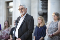 August 31, 2023: Sens. Kane and Kearney held their third annual Overdose Awareness Vigil in front of the Delaware County Courthouse in Media.