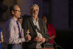 August 31, 2023: Sens. Kane and Kearney held their third annual Overdose Awareness Vigil in front of the Delaware County Courthouse in Media.