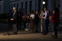 August 31, 2023: Sens. Kane and Kearney held their third annual Overdose Awareness Vigil in front of the Delaware County Courthouse in Media.
