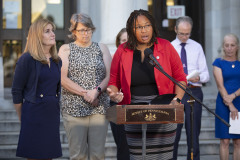 August 31, 2023: Sens. Kane and Kearney held their third annual Overdose Awareness Vigil in front of the Delaware County Courthouse in Media.
