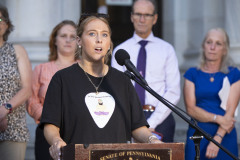 August 31, 2023: Sens. Kane and Kearney held their third annual Overdose Awareness Vigil in front of the Delaware County Courthouse in Media.