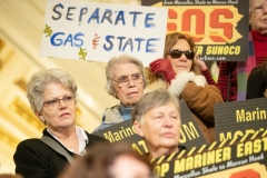 March 19, 2019: Senator Kearney participates in the Citizens’ Rally for Safety over Sunoco held in the Capitol Rotunda.
