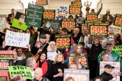 March 19, 2019: Senator Kearney participates in the Citizens’ Rally for Safety over Sunoco held in the Capitol Rotunda.