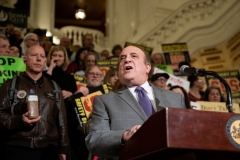 March 19, 2019: Senator Kearney participates in the Citizens’ Rally for Safety over Sunoco held in the Capitol Rotunda.