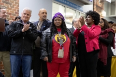 February 8, 2019  – Governor Tom Wolf today held a Raise the Wage rally with legislators and advocacy groups as a reminder that it’s past time to raise Pennsylvania’s minimum wage to $12 an hour. The boost in pay would enable tens of thousands of people to work their way off of public assistance, saving taxpayers hundreds of millions of dollars and growing the economy for everyone.