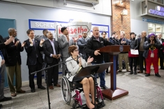 February 8, 2019  – Governor Tom Wolf today held a Raise the Wage rally with legislators and advocacy groups as a reminder that it’s past time to raise Pennsylvania’s minimum wage to $12 an hour. The boost in pay would enable tens of thousands of people to work their way off of public assistance, saving taxpayers hundreds of millions of dollars and growing the economy for everyone.