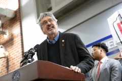 February 8, 2019  – Governor Tom Wolf today held a Raise the Wage rally with legislators and advocacy groups as a reminder that it’s past time to raise Pennsylvania’s minimum wage to $12 an hour. The boost in pay would enable tens of thousands of people to work their way off of public assistance, saving taxpayers hundreds of millions of dollars and growing the economy for everyone.