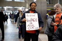 February 8, 2019  – Governor Tom Wolf today held a Raise the Wage rally with legislators and advocacy groups as a reminder that it’s past time to raise Pennsylvania’s minimum wage to $12 an hour. The boost in pay would enable tens of thousands of people to work their way off of public assistance, saving taxpayers hundreds of millions of dollars and growing the economy for everyone.