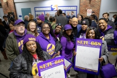 February 8, 2019  – Governor Tom Wolf today held a Raise the Wage rally with legislators and advocacy groups as a reminder that it’s past time to raise Pennsylvania’s minimum wage to $12 an hour. The boost in pay would enable tens of thousands of people to work their way off of public assistance, saving taxpayers hundreds of millions of dollars and growing the economy for everyone.