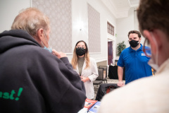 September 30, 2021: Senator Kearney and  Rep. Mike Zabel host Senior Expo.  Flu shots, information for services, and refreshments were available.