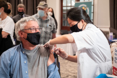September 30, 2021: Senator Kearney and  Rep. Mike Zabel host Senior Expo.  Flu shots, information for services, and refreshments were available.