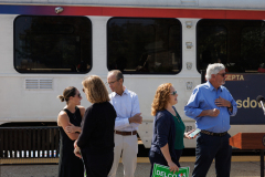 September 5, 2025 – Members of the Delaware County House and Senate legislative delegations, today held a press conference at the Lansdowne Avenue Trolley Station in Drexel Hill, PA to call on Pennsylvania Senate Republicans to return to the table and negotiate a sensible state budget that protects investments in public transit and delivers critical, fair funding to K-12 schools. 