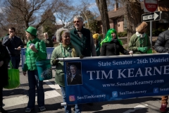 16 de marzo de 2019: El senador Kearney celebra el Día de San Patricio en Springfield, Pensilvania.