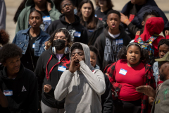 May 8, 2023: Senator Tim Kearney speaks at a Student March for Gun Safety in Harrisburg.