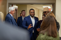 May 4, 2023: Senators Kane, Kearney  and Lt Gov Davis tour Delaware County Tech High School