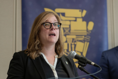 May 4, 2023: Senators Kane, Kearney  and Lt Gov Davis tour Delaware County Tech High School