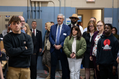 May 4, 2023: Senators Kane, Kearney and Lt Gov Davis tour Delaware County Tech High School