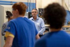 May 4, 2023: Senators Kane, Kearney and Lt Gov Davis tour Delaware County Tech High School